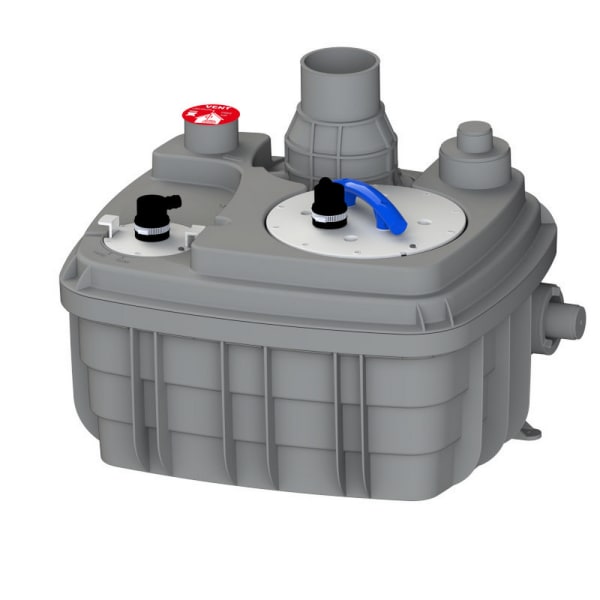 SANIHYDRO - Sanihydro Sanicubic 2 VX Çift Motor 120L - Tahliye İstasyonu