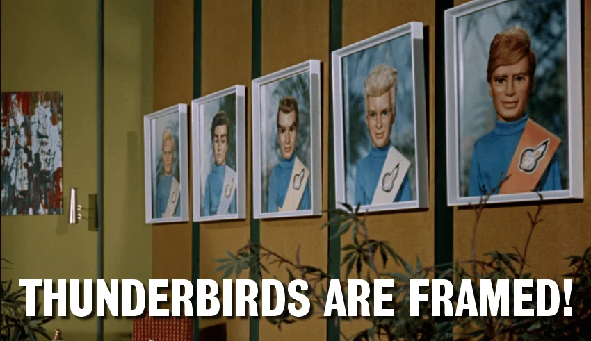 Thunderbird portraits on the wall