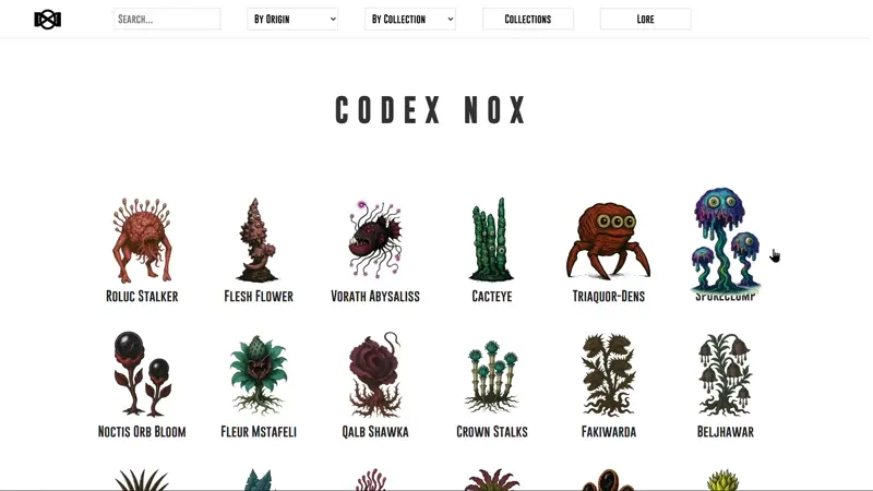 NOXISTENCE CODEX NOX