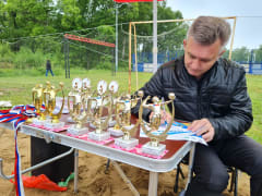 В Биробиджане определили победителей чемпионата города по пляжному волейболу