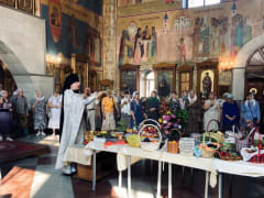 Празднование Преображения Господня на горе Фавор