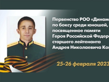 Турнир по боксу памяти Героя РФ старшего лейтенанта Андрея Ковтуна состоится в Биробиджане
