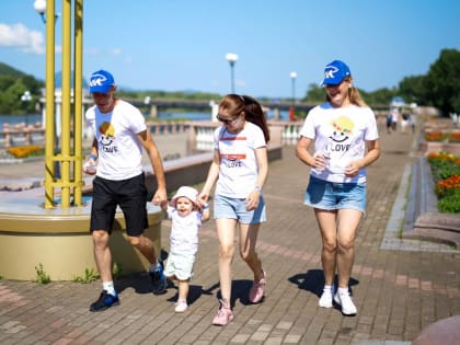 В Биробиджане прошёл спортивный фестиваль «Семейная команда»