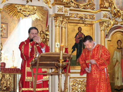 Архиерейское служение в праздник Рождества святаго Крестителя Господня Иоанна