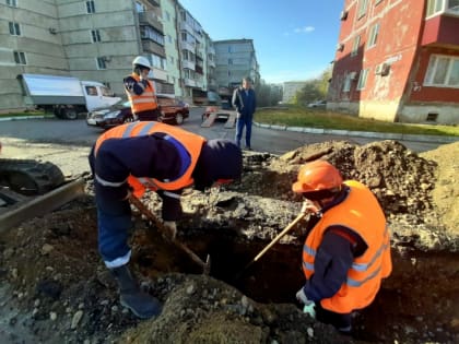 Крупная коммунальная авария в м-не Осенний Биробиджана: поврежден электрический кабель