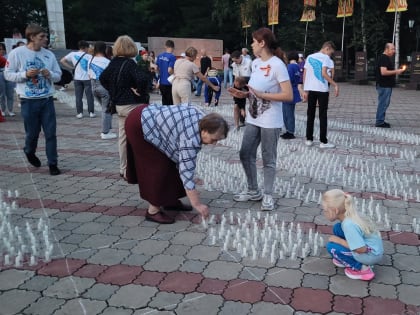 «Огненной картиной Победы» завершилось празднование окончания Второй мировой войны в Биробиджане