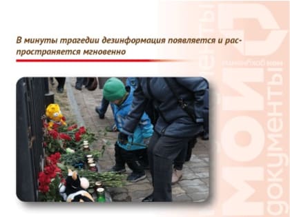 В минуты трагедии дезинформация появляется и распространяется мгновенно