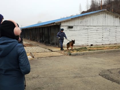 Школьники посетили кинологическое подразделение следственного изолятора в ЕАО