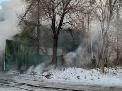 Опасен ли для горожан воздух после крупного пожара на ул. Школьной, выяснили в Биробиджане