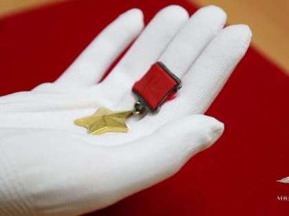 Сотрудники полиции вернули медаль «Золотая Звезда» внуку Героя Советского Союза