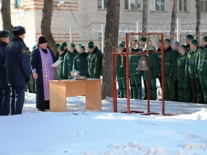 Биробиджанская епархия Русской Православной Церкви предала в дар Биробиджанской воспитательной колонии передвижную звонницу