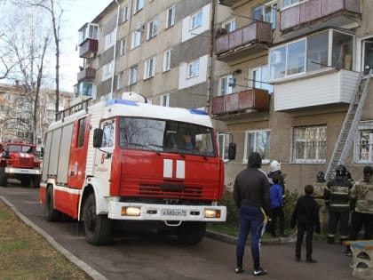 Биробиджанцы оставили пищу на плите и ушли: соседям пришлось вызывать пожарных