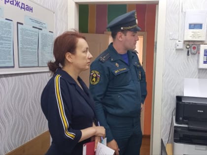 На противопожарную безопасность проверили детский центр огнеборцы в Октябрьском районе ЕАО