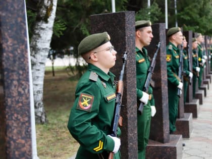 Архиепископ Ефрем принял участие в церемонии открытия пилона Героя России Андрея Ковтуна