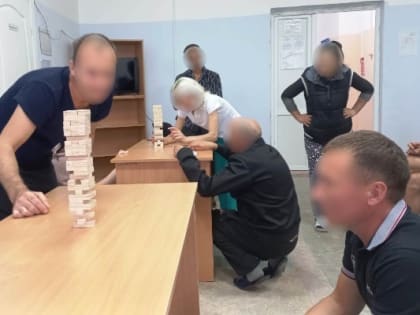 Турнир по «дженге» проведен среди граждан, осужденных к принудительным работам