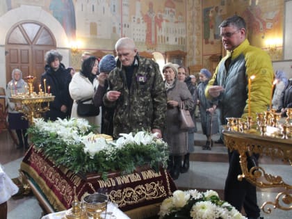 Пасхальную снедь освятили в Биробиджанской епархии