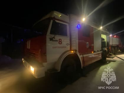 Жилой дом выгорел в с. Кирга ЕАО