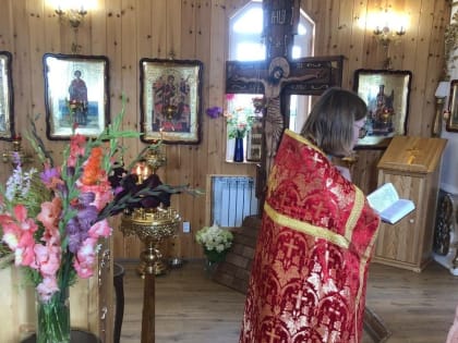 Престольный праздник отметили в храме святой равноапостольной Марии Магдалины Покровского благочиния Биробиджанской епархии
