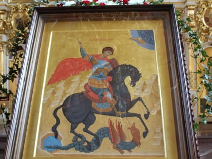 Пребывание ковчега с частицей мощей святого Георгия Победоносца в Биробиджане
