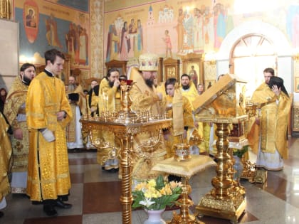 Литургия в честь святителя Спиридона