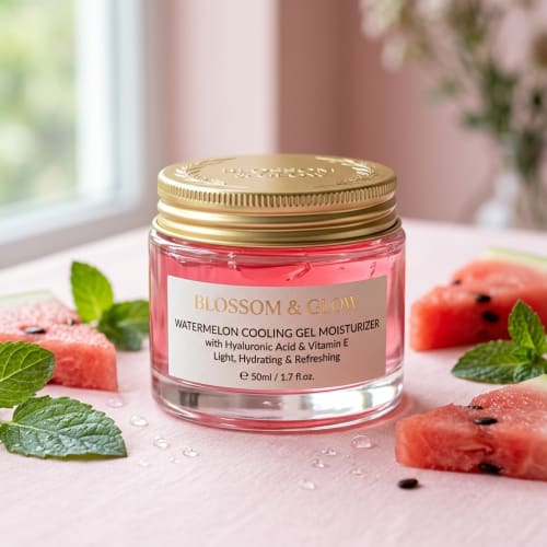 Watermelon Cooling Gel Moisturizer - Instantly plumping oil-free water gel (Moisturizer)