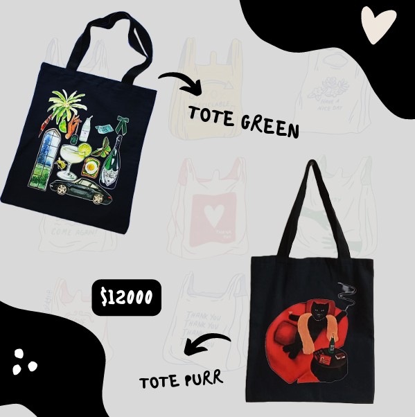 Tote Green | Tote Purr
