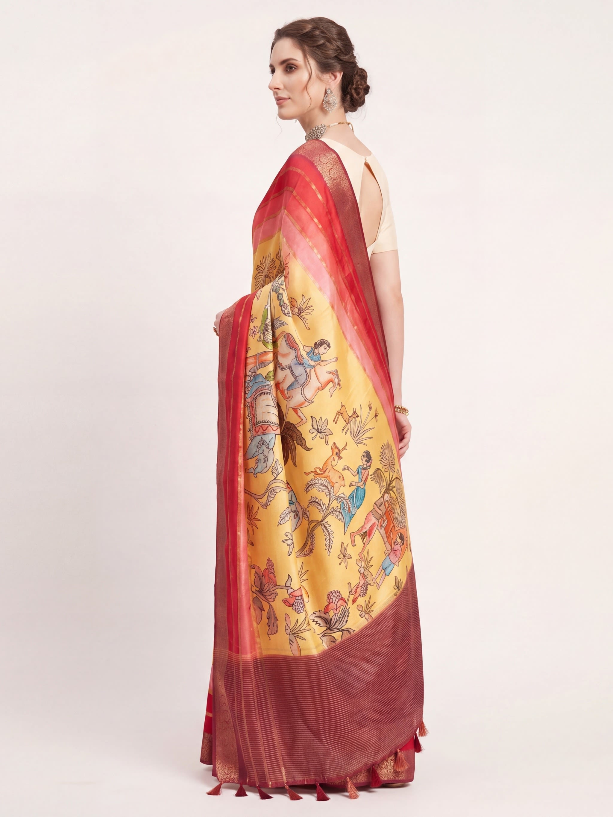 Rani Vihar Jacquard Silk Saree - Image 3