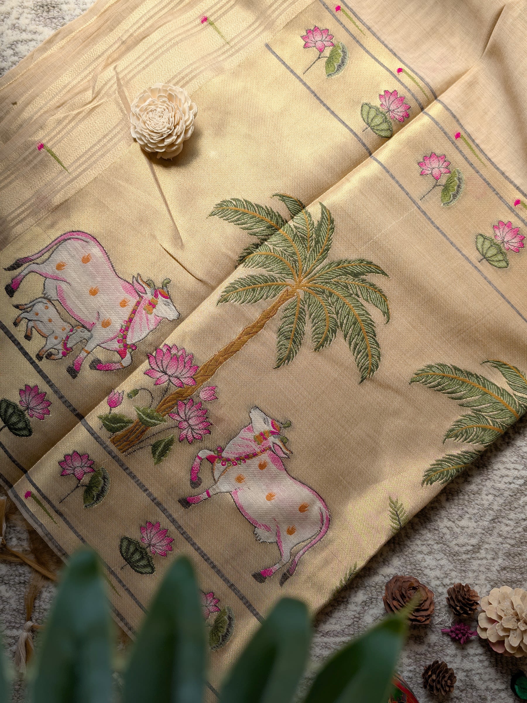 Vanika Story Jamdani Saree - Image 5