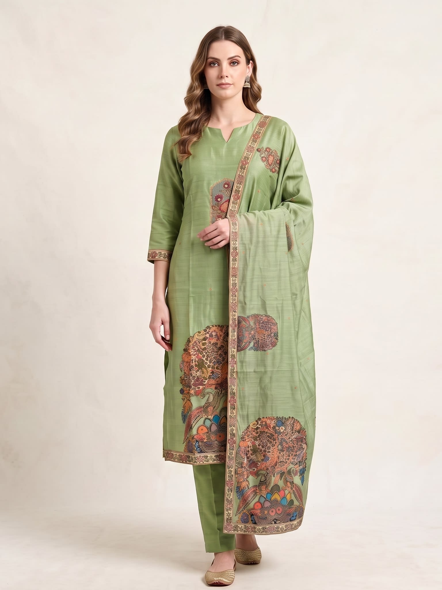 Mehreen Kalamkari Suit Set