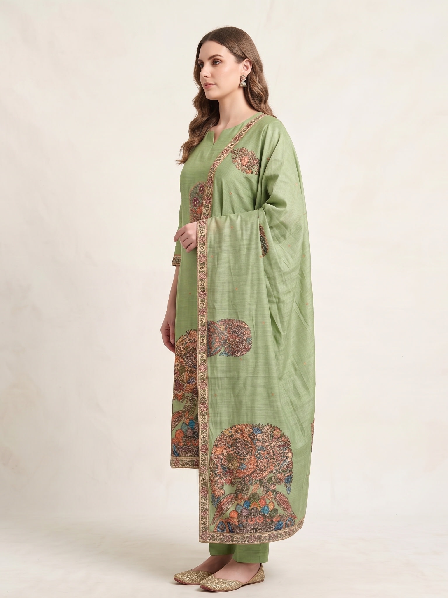Mehreen Kalamkari Suit Set