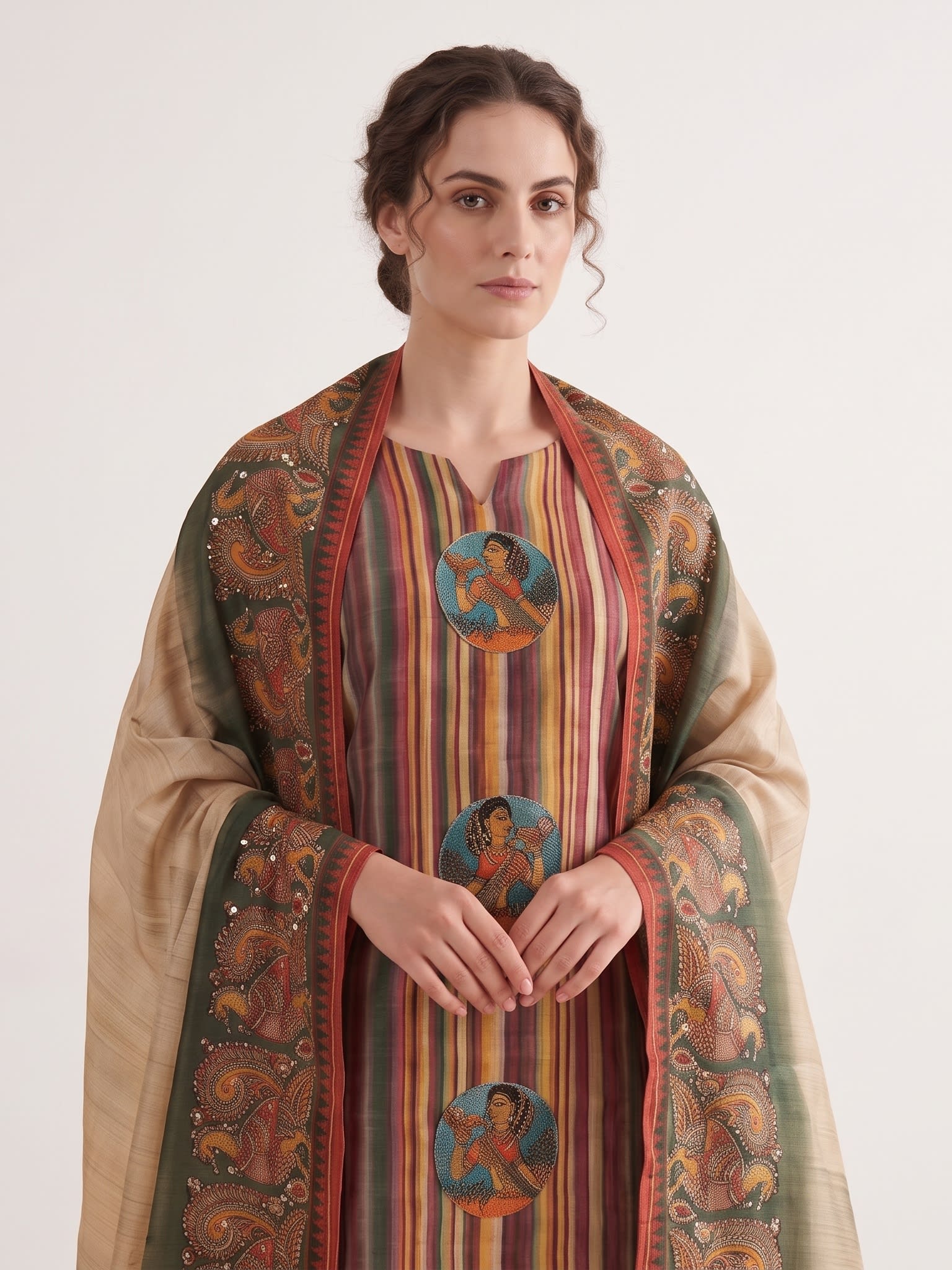 Rangrez Kalamkari Handwork Suit Set