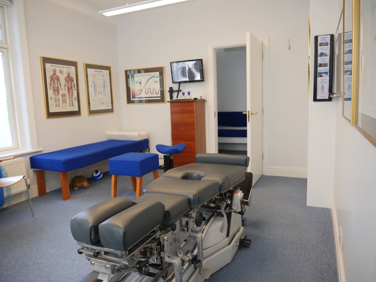 Private treatment room at BritChiro New Milton