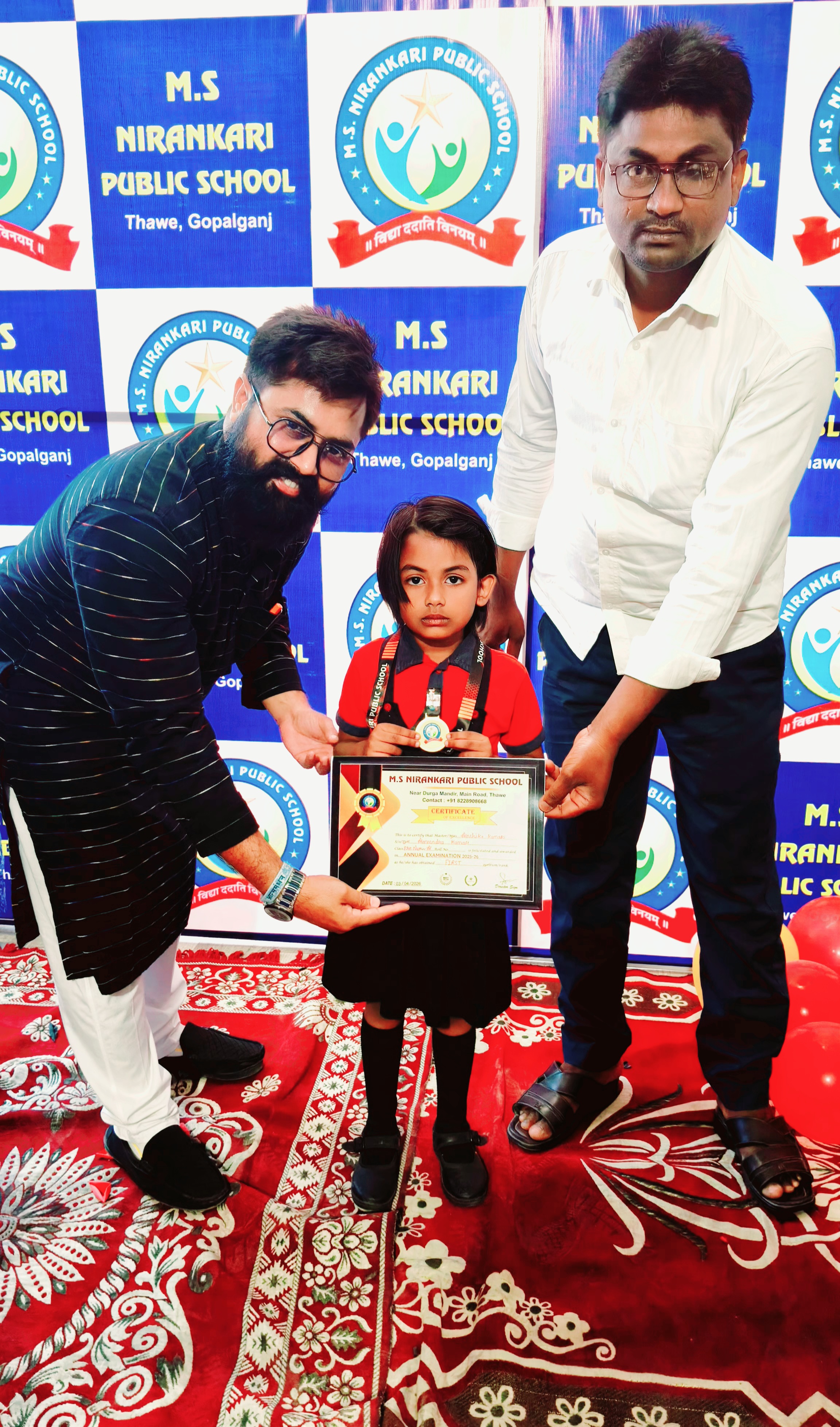 Medal & Certificate Distribution
