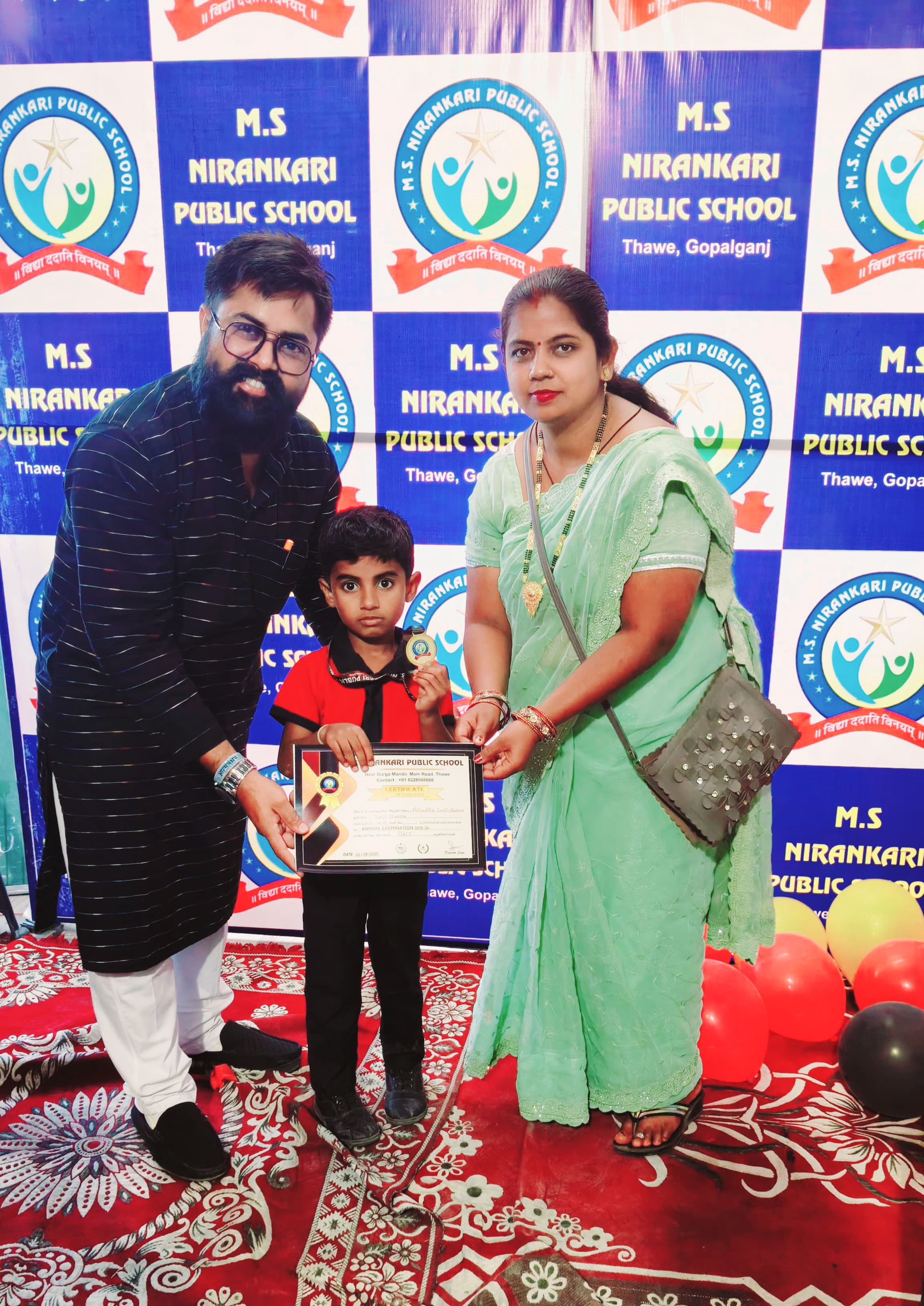 Medal & Certificate Distribution