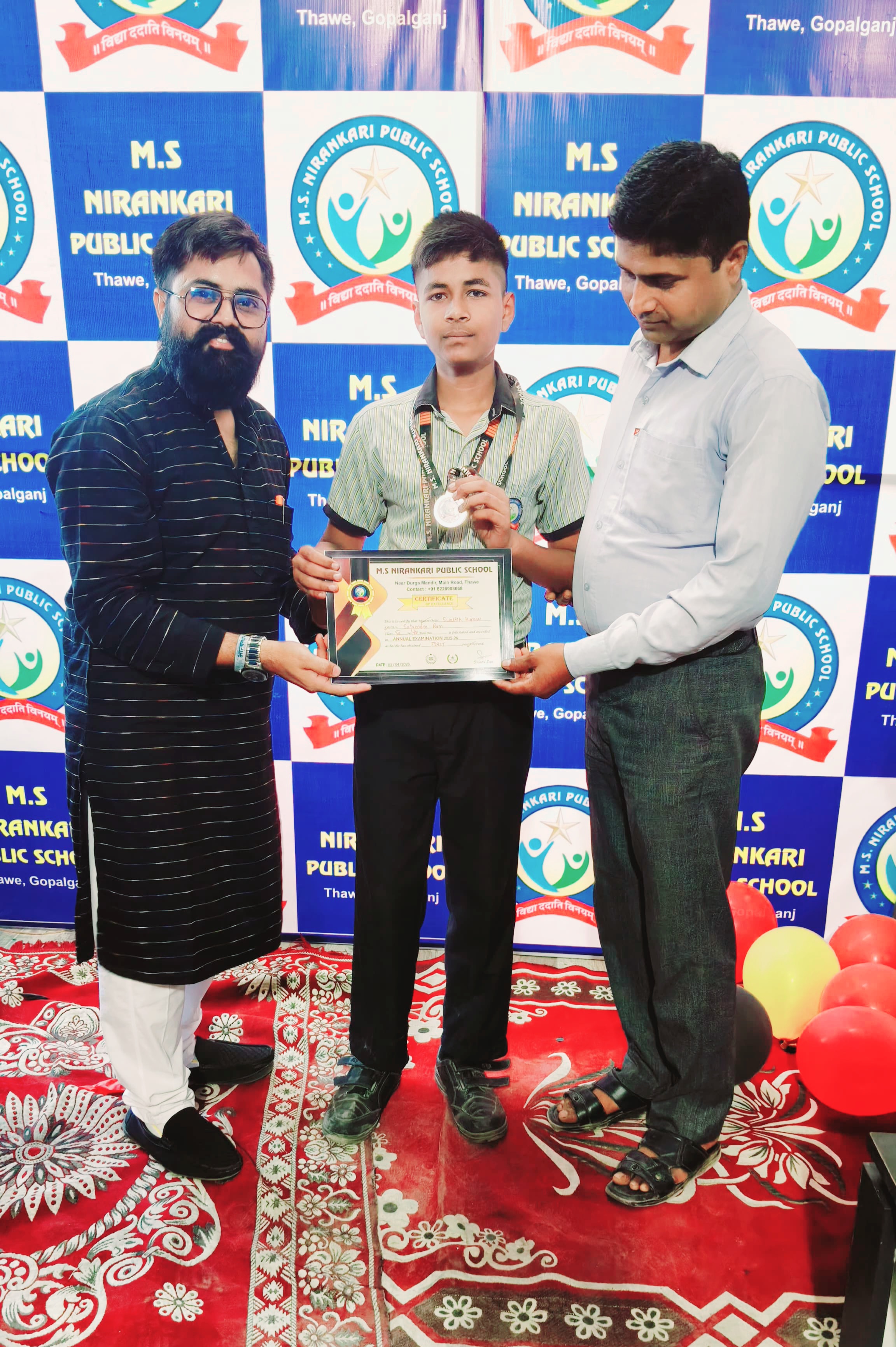 Medal & Certificate Distribution