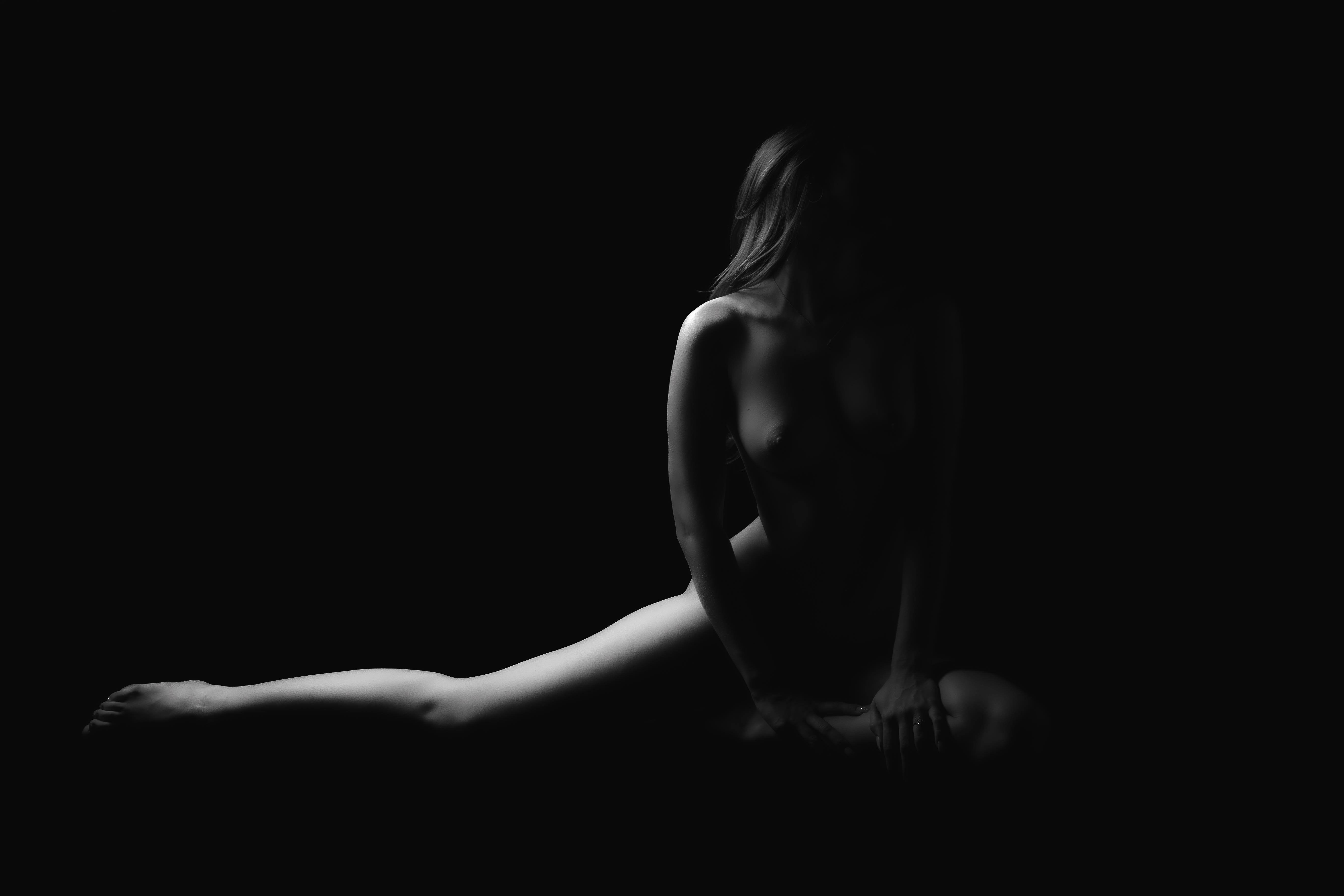 West Kelowna boudoir studio photography — powerful fine art portrait of a woman