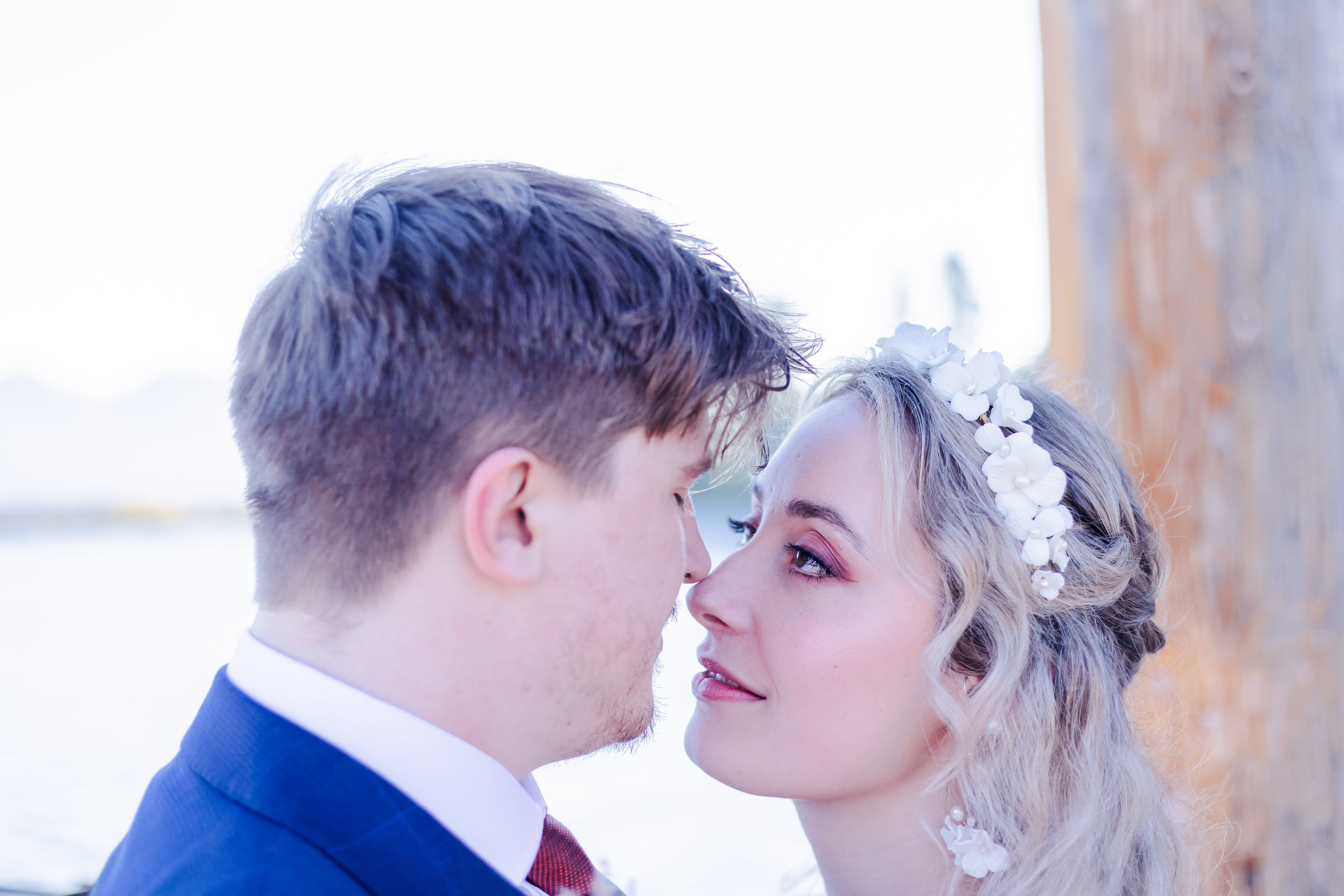 editorial style wedding photo