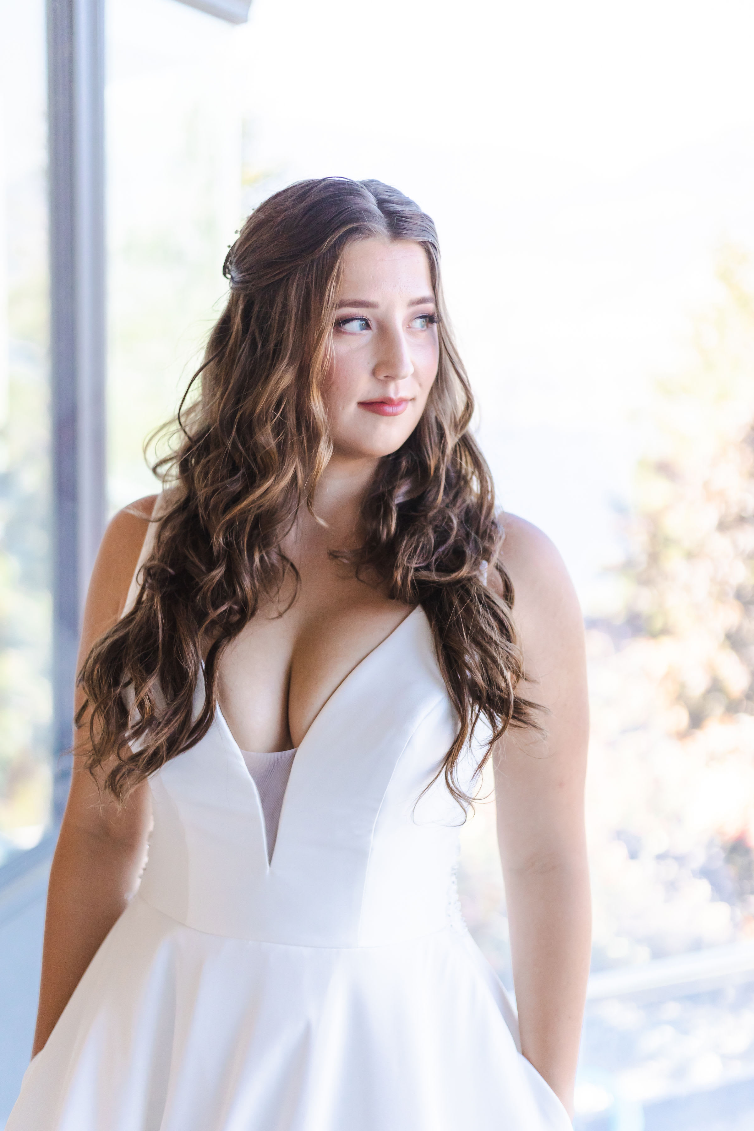 portrait of a wedding couple