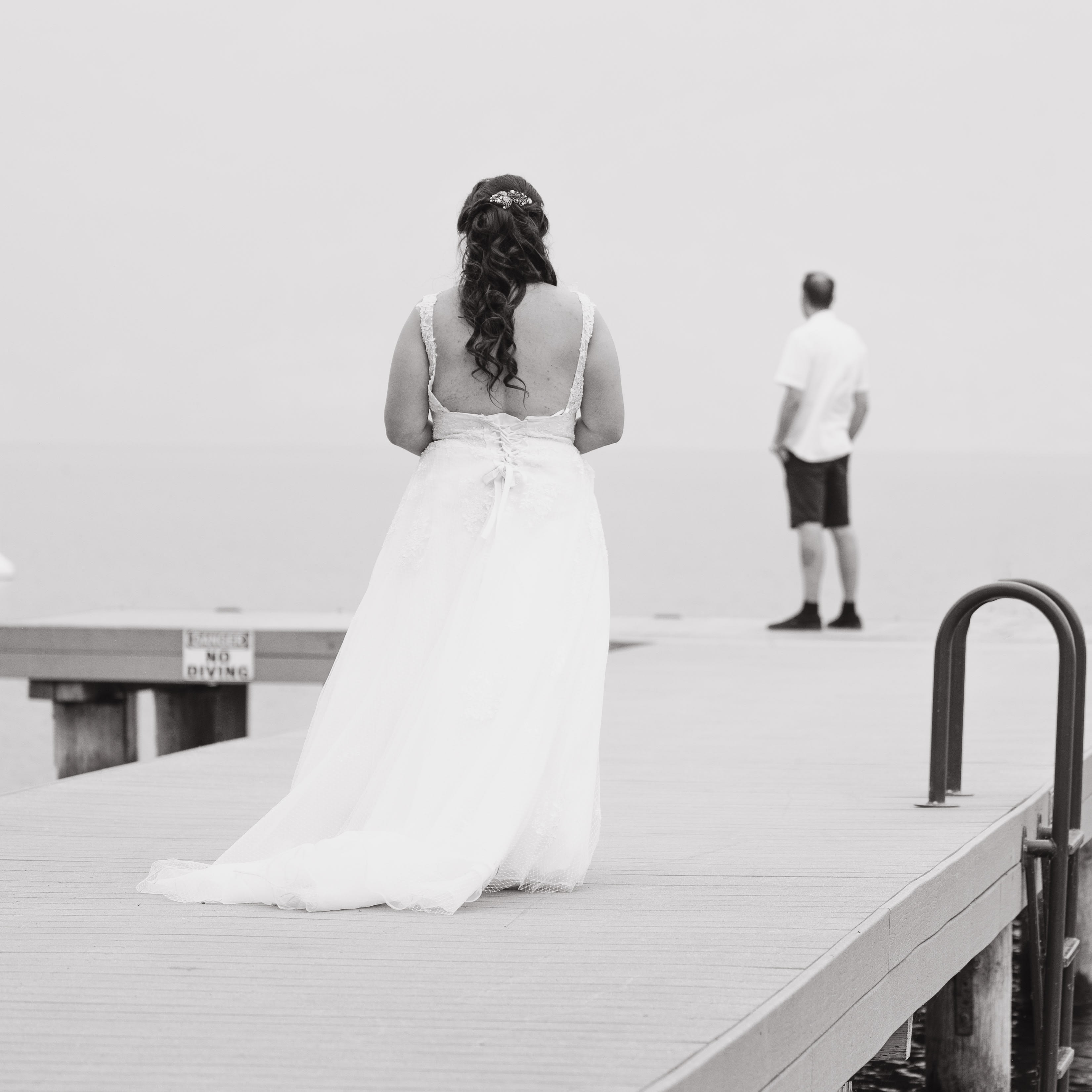 Okanagan portrait session during wildfire smoke season — dramatic hazy light, Kelowna BC