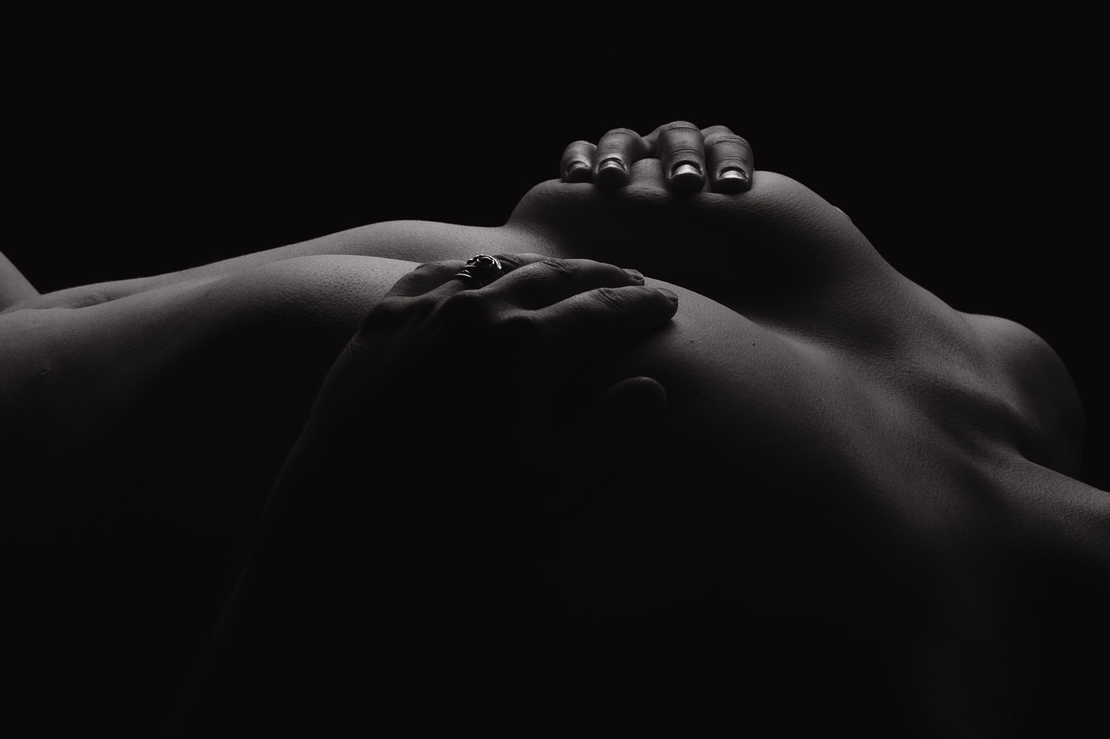 Silhouette and Soul boudoir photography — confident woman, West Kelowna studio