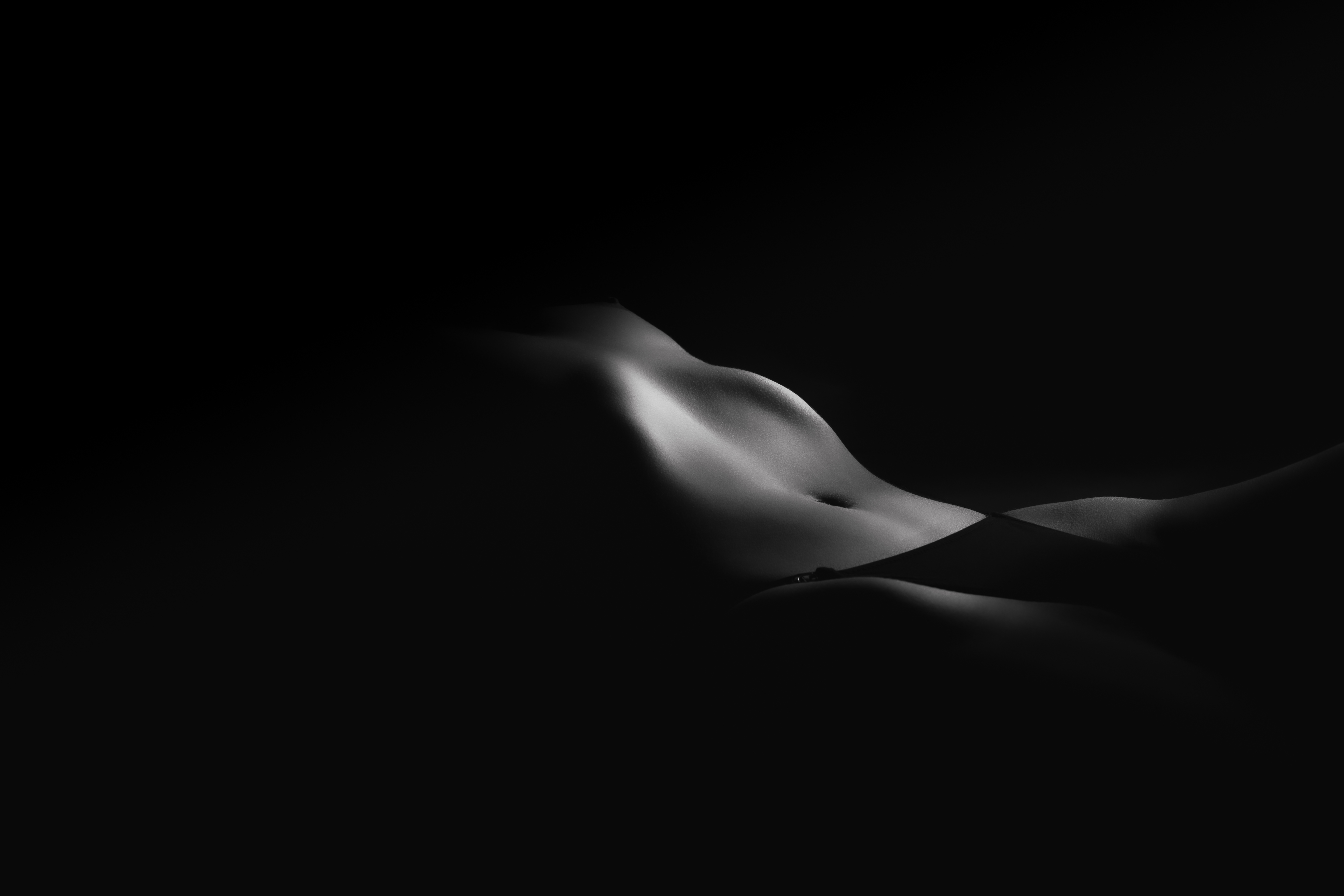 Boudoir photography West Kelowna — wide fine art studio portrait