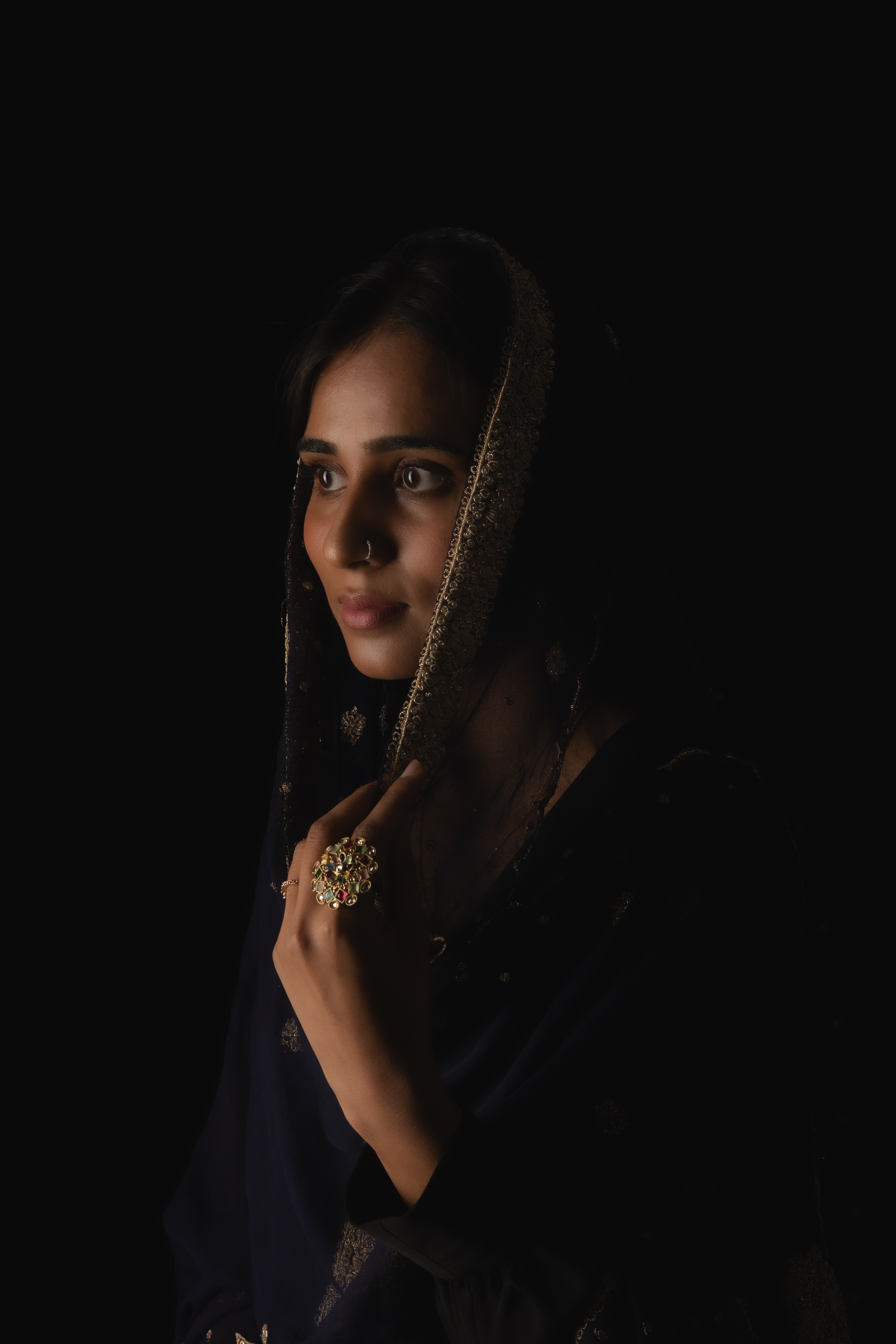 Portrait photographer West Kelowna — fine art studio portrait