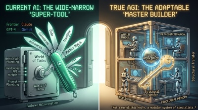 Beyond the Hype: The Crucial Structural Differences Between AI and AGI