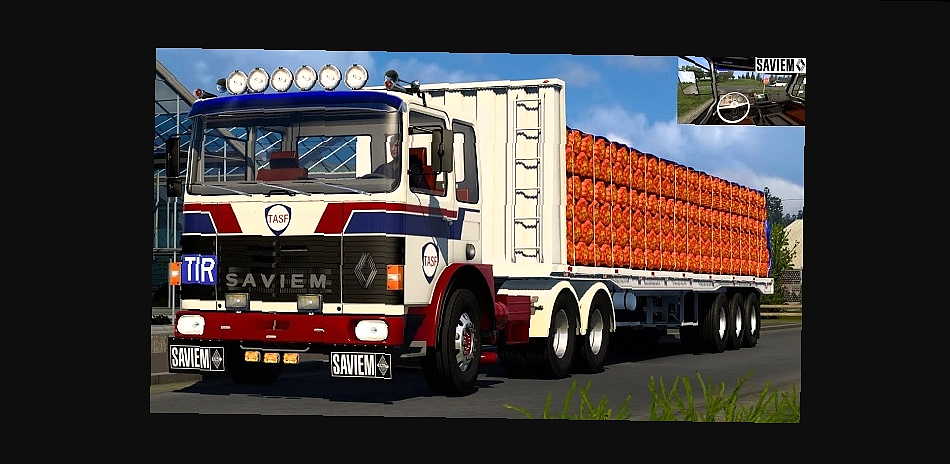 МОД Saviem PS30 by TAS v1.6 ДЛЯ EURO TRUCK SIMULATOR 2