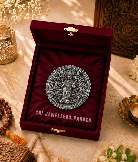 श्री धर्जवल माता / श्री धरजल माता सिल्वर कॉइन | Shri Dharjwal Mata / Shri Dharjal Mata Silver Coin - View 1