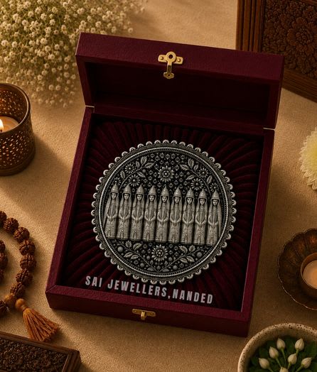 श्री नौसर माता सिल्वर कॉइन | Shri Nausar Mata Silver Coin - View 1