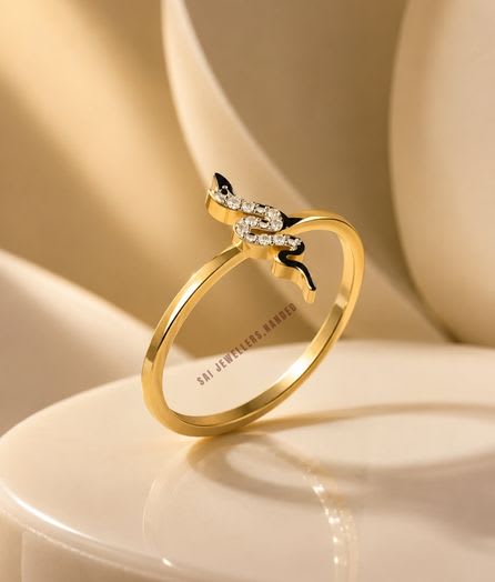 Snake Gold Ring - View 1