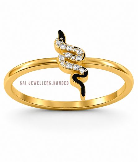 Snake Gold Ring view 3