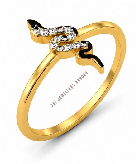 Snake Gold Ring view 2