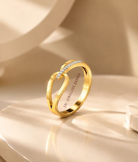 Infinity Gold Ring - View 1